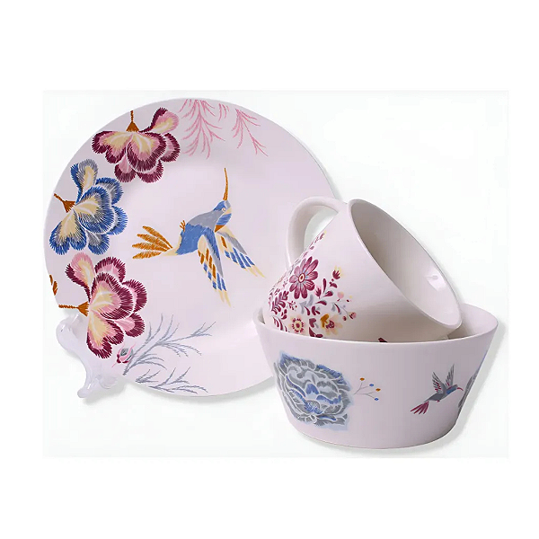 Kit De Café Da Manhã Com 3 Pçs Bordados De Vó Zona Criativa