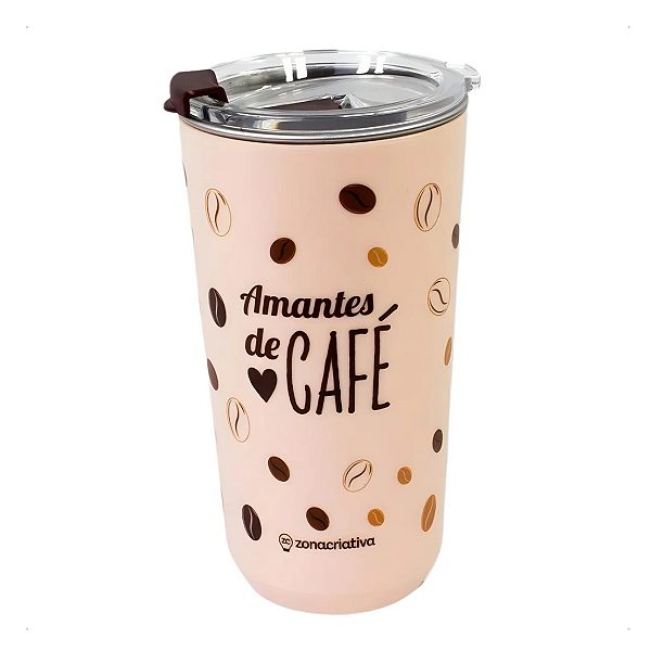 Copo Térmico Sky Amantes De Café 500ml - Zona Criativa