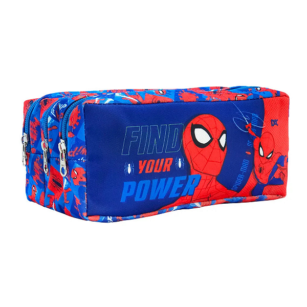 Estojo Homem Aranha Triplo - Dac