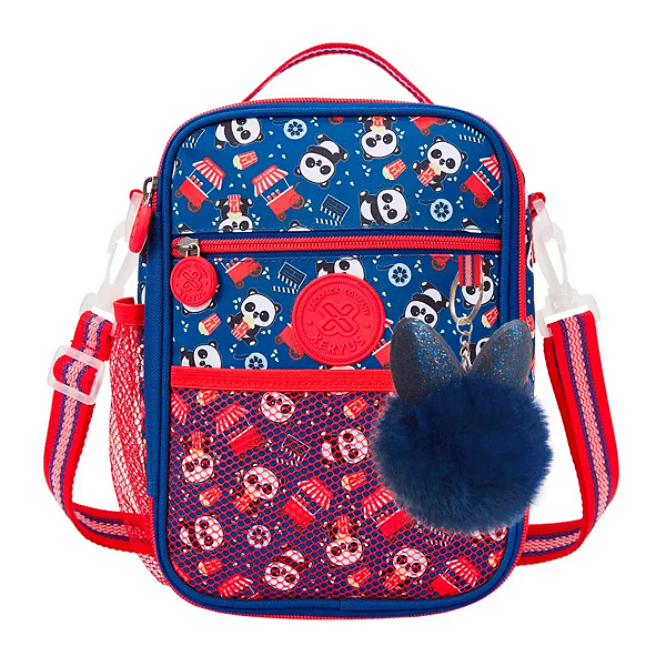 Lancheira College Panda Pipoca - 13782 - Artigo Escolar