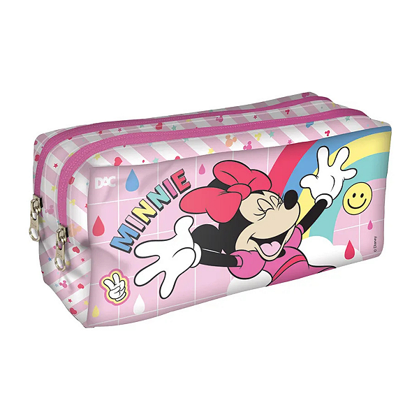Estojo Escolar Duplo Minnie DAC