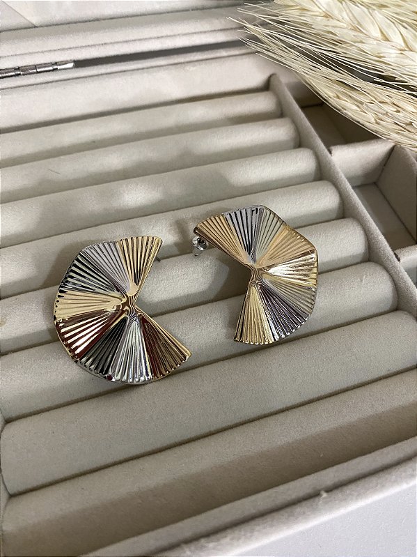 Brinco Leque Duo