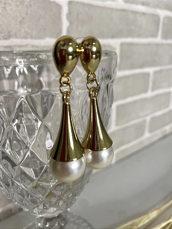 Brinco Pêndulo Pérola