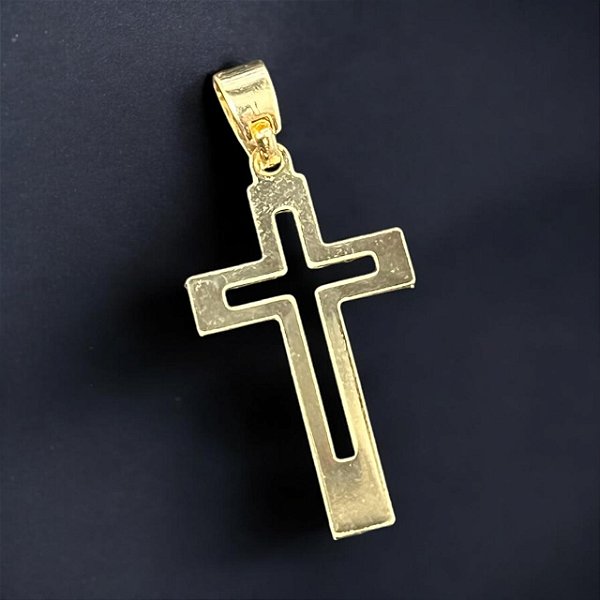 PINGENTE CRUZ VAZADA - 2,5 cm
