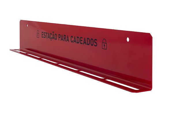 Estação De Bloqueio Vermelha Para Cadeados Dispositivos Loto