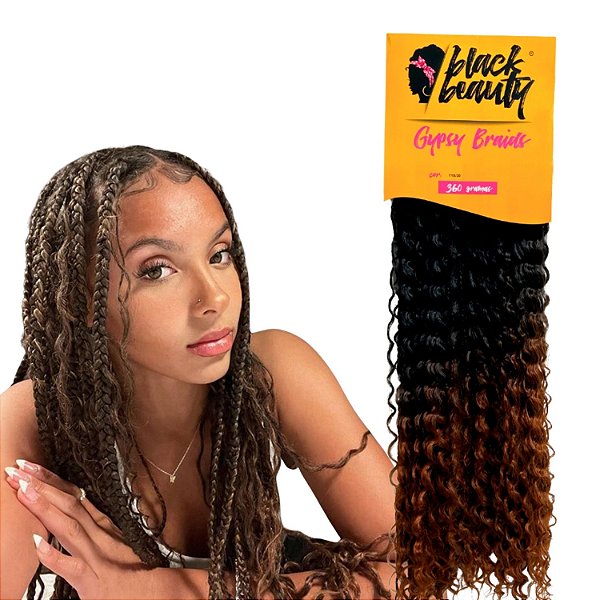 Cabelo Fibra Sintetica Gipsy Braids 75cm