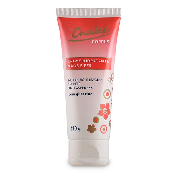 Creme Hidratante Mãos e Pés Glicerina Challex 110g