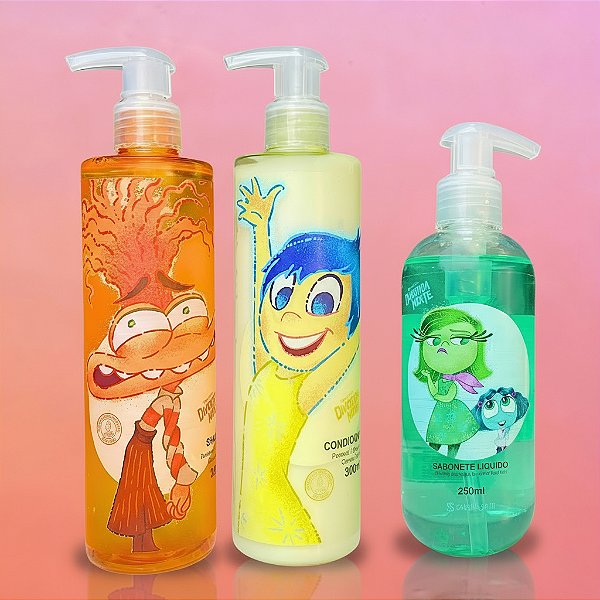 Kit Shampoo, Condicionador e Sabonete Nojinho e Inveja Divertida Mente & Sabrina Sato