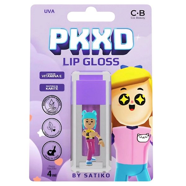 Lip Gloss Uva PK XD by Satiko Cia Beauty 4ml