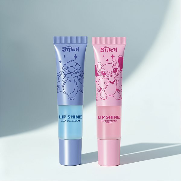 Kit Shine Match Angel e Stitch - Stitch Disney