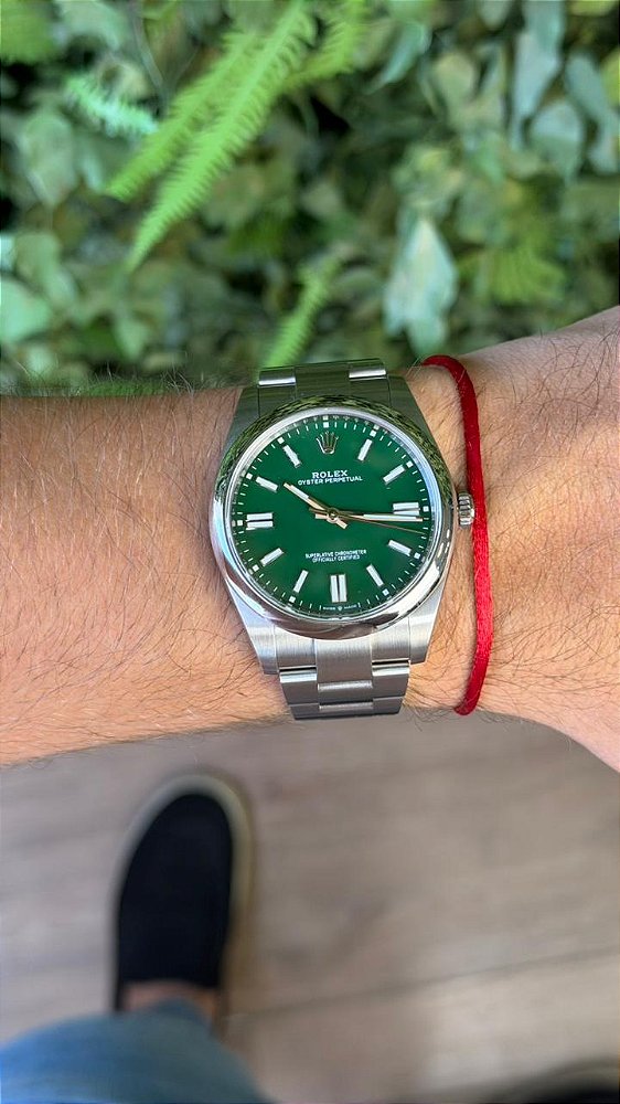 ROLEX OSTER PERPETUAL GREEN 41MM