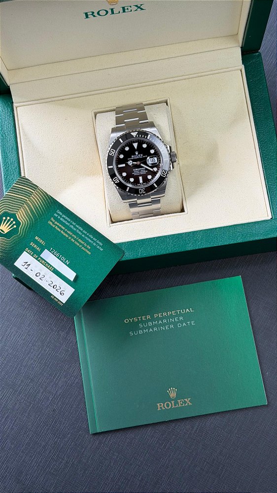 ROLEX SUBMARINER NOVO