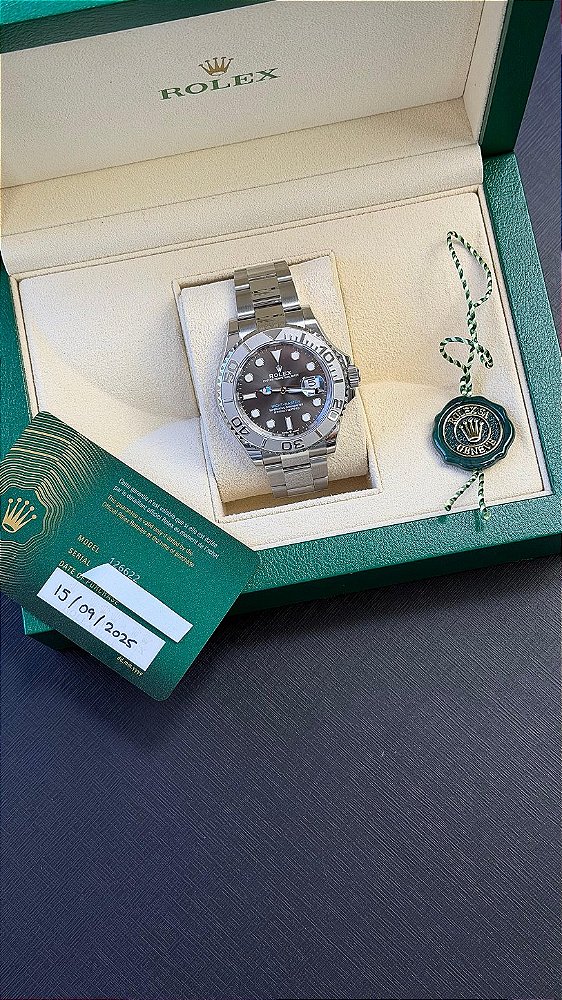 ROLEX YATCH MASTER RHODIUM