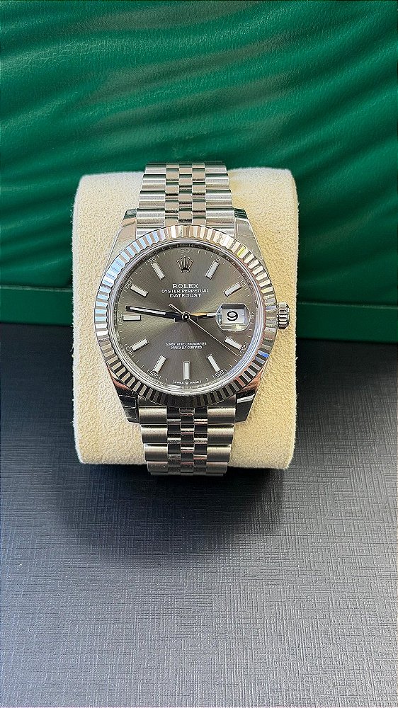 ROLEX DATEJUST DARK RHODIUM