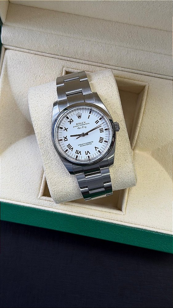 ROLEX AIRKING WHITE DIAL 34MM