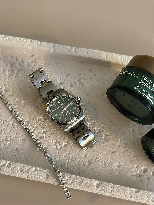 ROLEX OYSTER PERPETUAL GREEN (LADY)