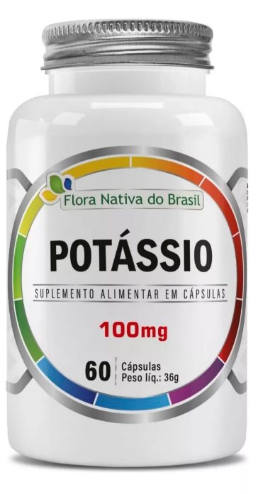 Potássio 60 Cápsulas 500mg Flora Nativa