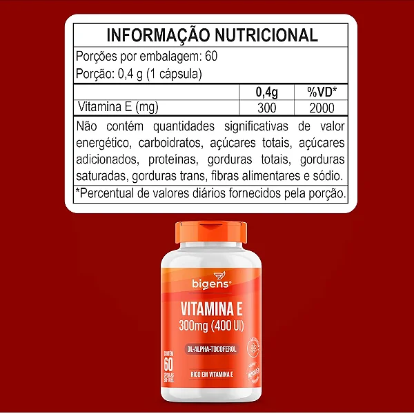 Vitamina E 300mg