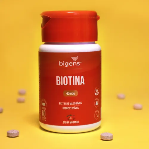 Biotina 45mcg – Bigens – 60 pastilhas