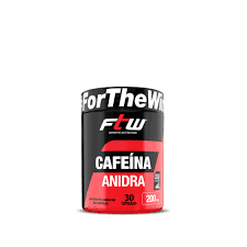 Cafeína Anidra – FTW – 30 Cápsulas