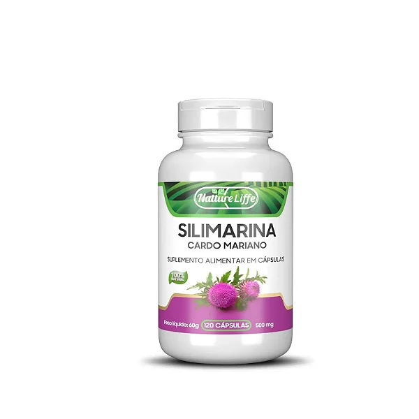Silimarina (Cardo Mariano) – Natture Liffe – 120 Cápsulas
