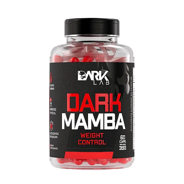 Dark Mamba – D.A.R. – Weight Control – 60 Cápsulas