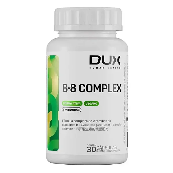 B‑8 Complex Dux – 30 Cápsulas (Vegano)