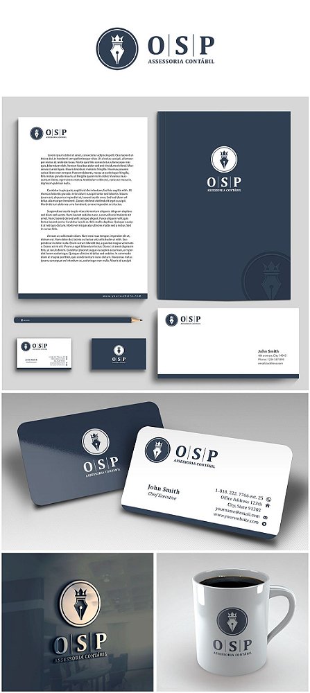 Logotipo ( logo design), Cartão de Visita (desing), Papel Timbrado (desing)