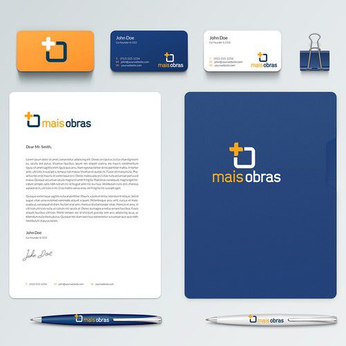 Logotipo ( logo design), Cartão de Visita (desing), Papel Timbrado (desing), Envelope Saco (desing), Receituário (desing) e Pasta (desing)