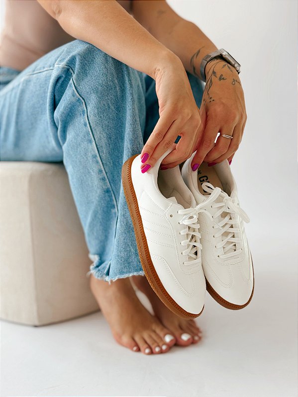 Tênis Feminino Inspira Samba Branco