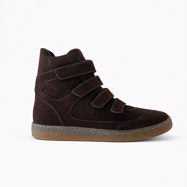 Tênis Feminino Sneaker de Salto – Marrom