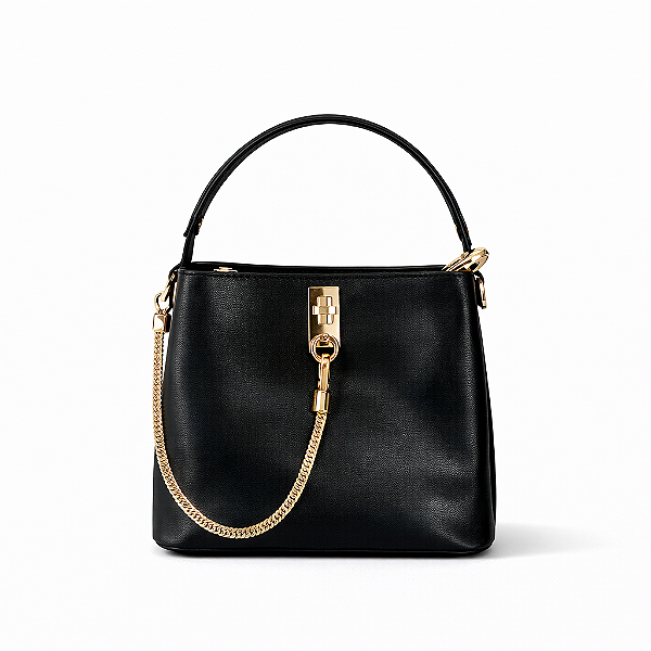 Bolsa Feminina Olivia – Preta Estruturada