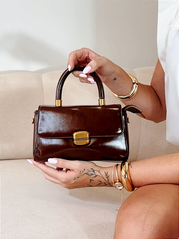 Bolsa Feminina Rubi – Café Estruturada