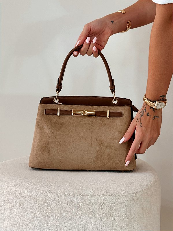 Bolsa Feminina Firenze – Café com Leite