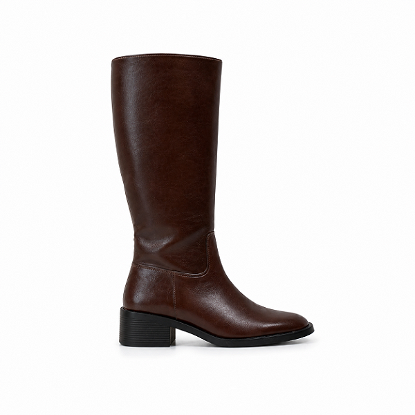 Bota Feminina Débora – Café Cano Alto | Glow Store