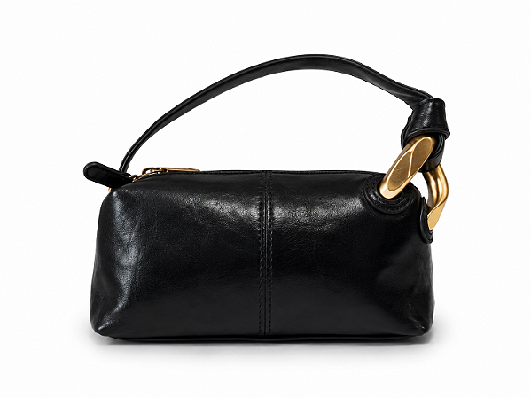 Bolsa Feminina Vera – Preta Pequena com Alça Transversal | Glow Store