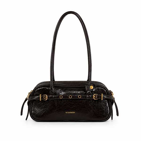 Bolsa Feminina Scarlet – Café Pequena com Alça Transversal | Glow Store