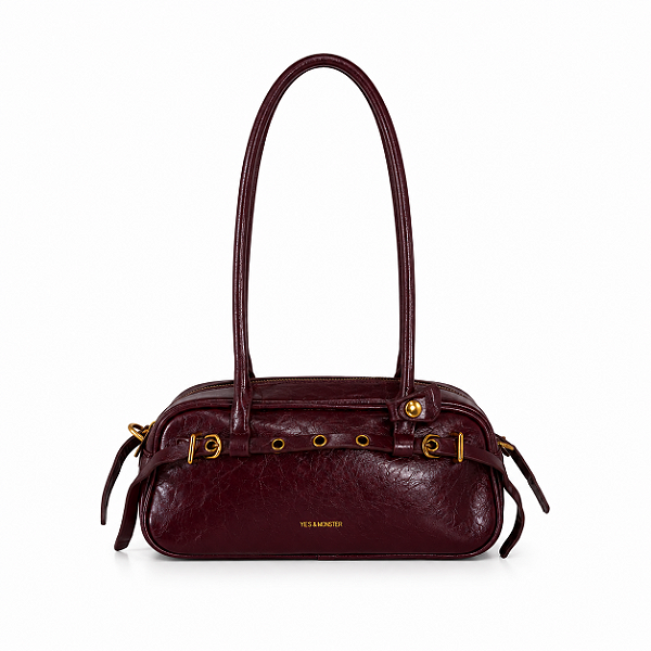 Bolsa Feminina Scarlet – Marsala Pequena com Alça Transversal | Glow Store