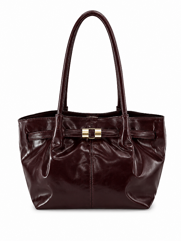 Bolsa Feminina Sofia – Marsala Média com Alça de Ombro | Glow Store