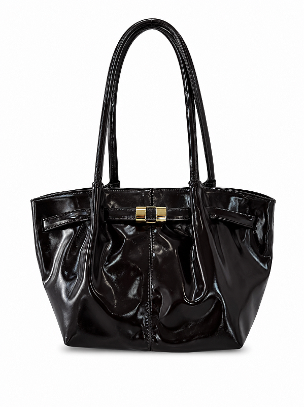 Bolsa Feminina Sofia – Preta Média com Alça de Ombro | Glow Store