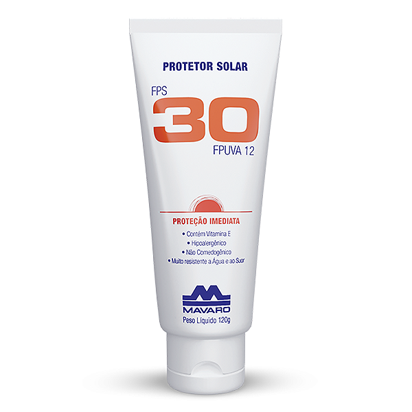 Protetor Solar Mavaro FPS 30