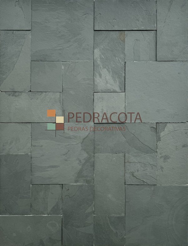 Ardósia Cinza 3D Paginação 45 x 60 cm (m²)
