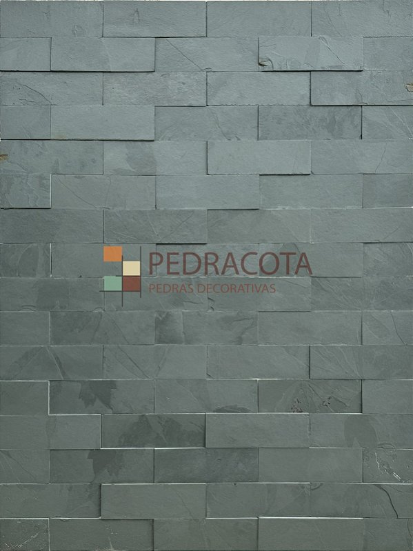 Ardósia Cinza Brick 7,5 x 23 cm (m²)
