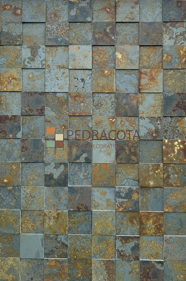 Ardósia Ferrugem 10 x 10 cm (m²)