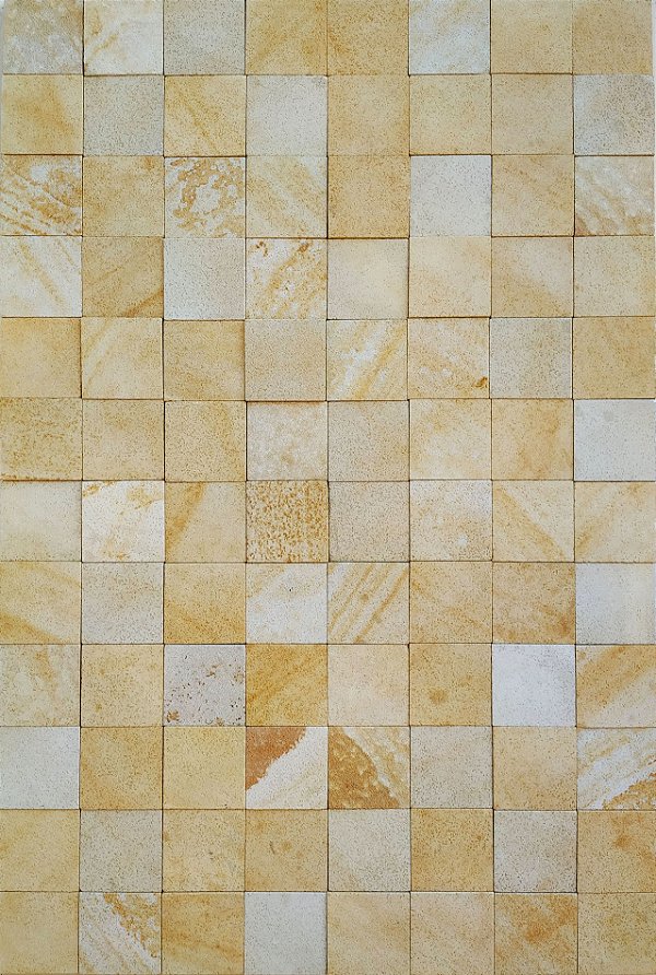 Arenito Amarelo Mesclado 10 x 10 cm (m²)