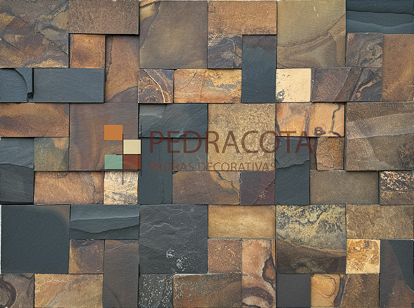 Pedra Ferro 3D Paginação 30 x 40 cm (m²)