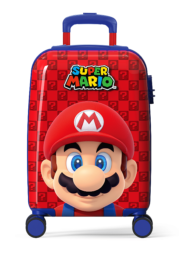 Mala de Viagem Infantil Super Mario