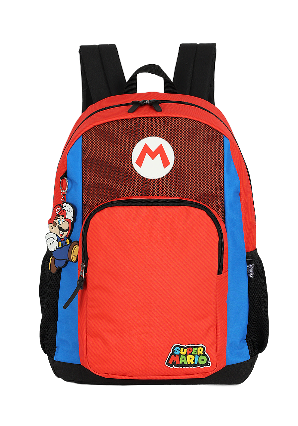 Mochila de Costas Juvenil Super Mario
