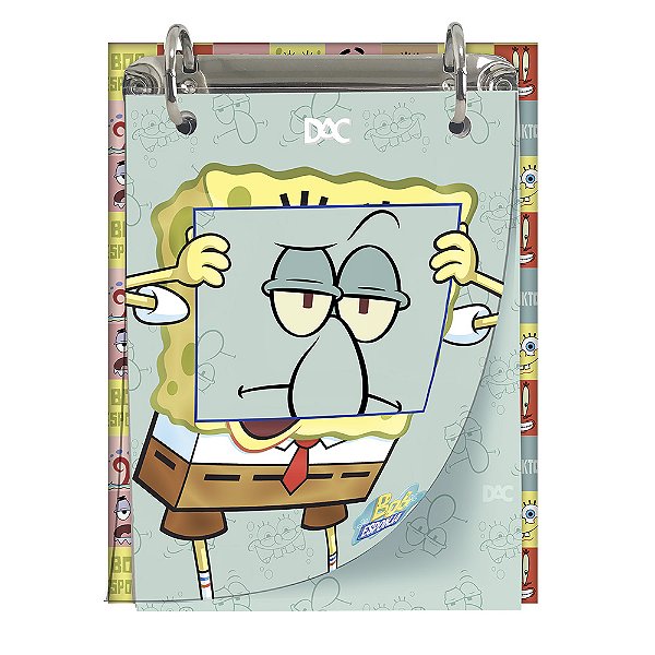 Mini Fichário Vertical Bob Esponja