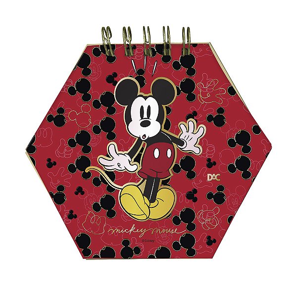 Mini Fichario Smart Hexagonal Mickey